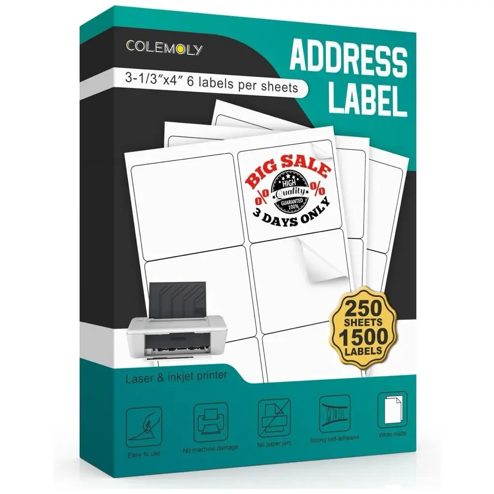 Unbranded shipping sticker